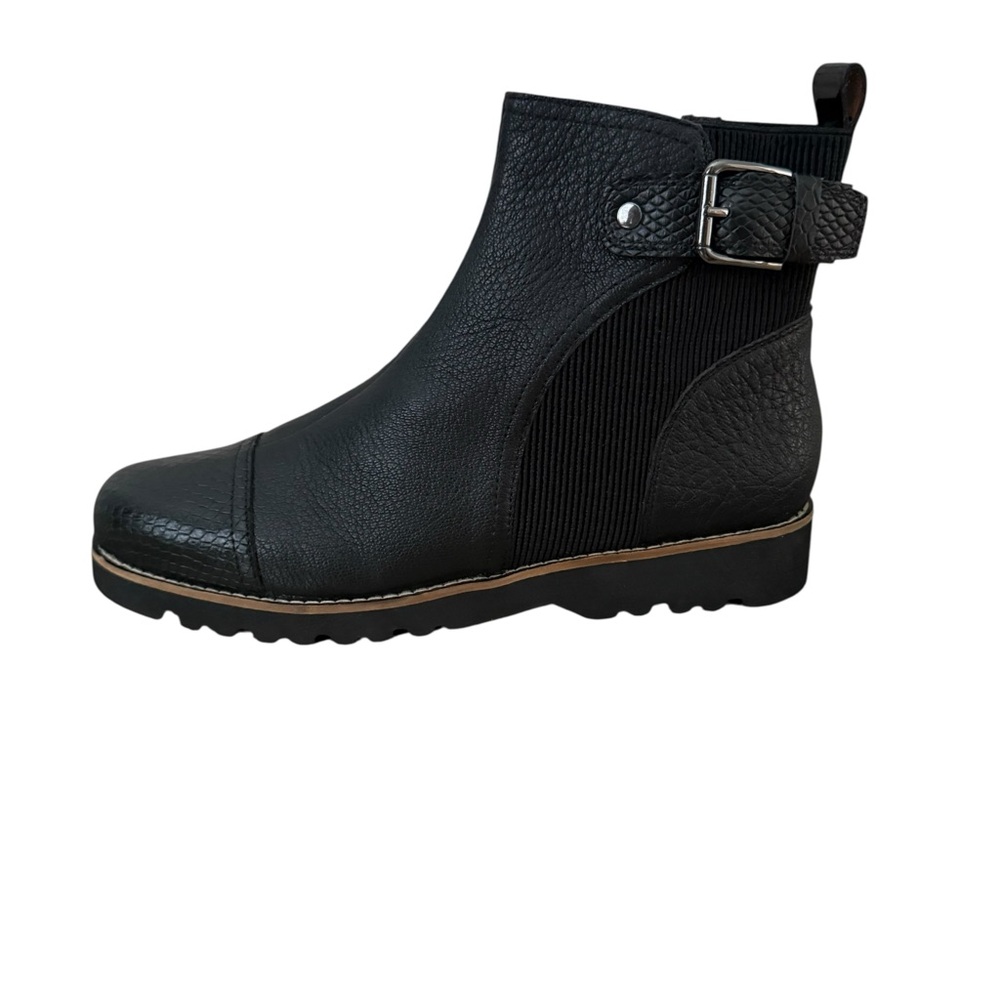 Donald J. Pliner Cally Suede Leather Ankle Boots - Picture 3 of 9